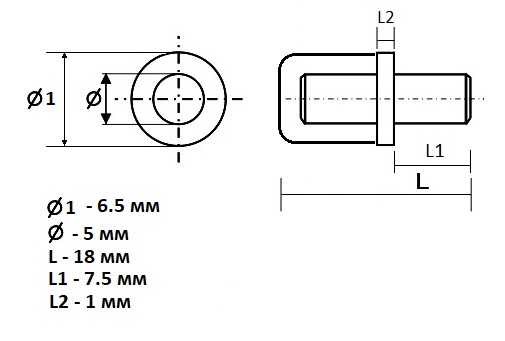FIRMAX DUPLO Полкодержатель для стеклянных полок, цинк (Комплект 100 шт). Рис. 2