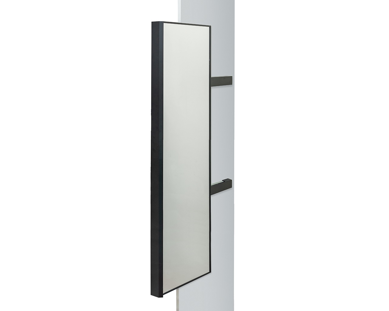 FIRMAX Поворотно-выдвижное зеркало, 352х61х1200 (ШхГхВ), черный. Рис. 1