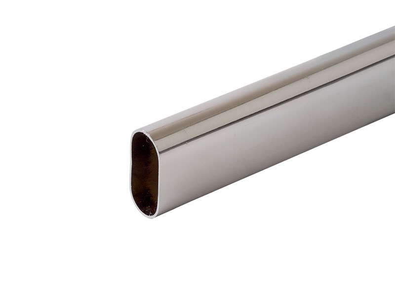 Штанга овальная Standart 15х30 мм, L=3000 мм, толщина 0.7мм, сталь, хром, FIRMAX. Рис. 2