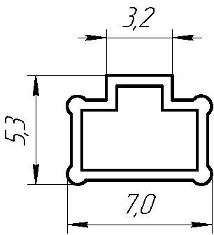 FIRMAX Уплотнитель ПВХ в нижнюю направляющую.. Рис. 2