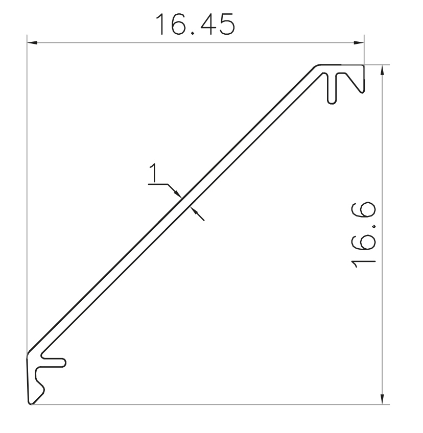 FM182 Декоративная планка для стенового кронштейна FM183, L-2000 мм, черный. Рис. 2 FM182 Декоративная планка для стенового кронштейна FM183, L-2000 мм, черный. Рис. 2