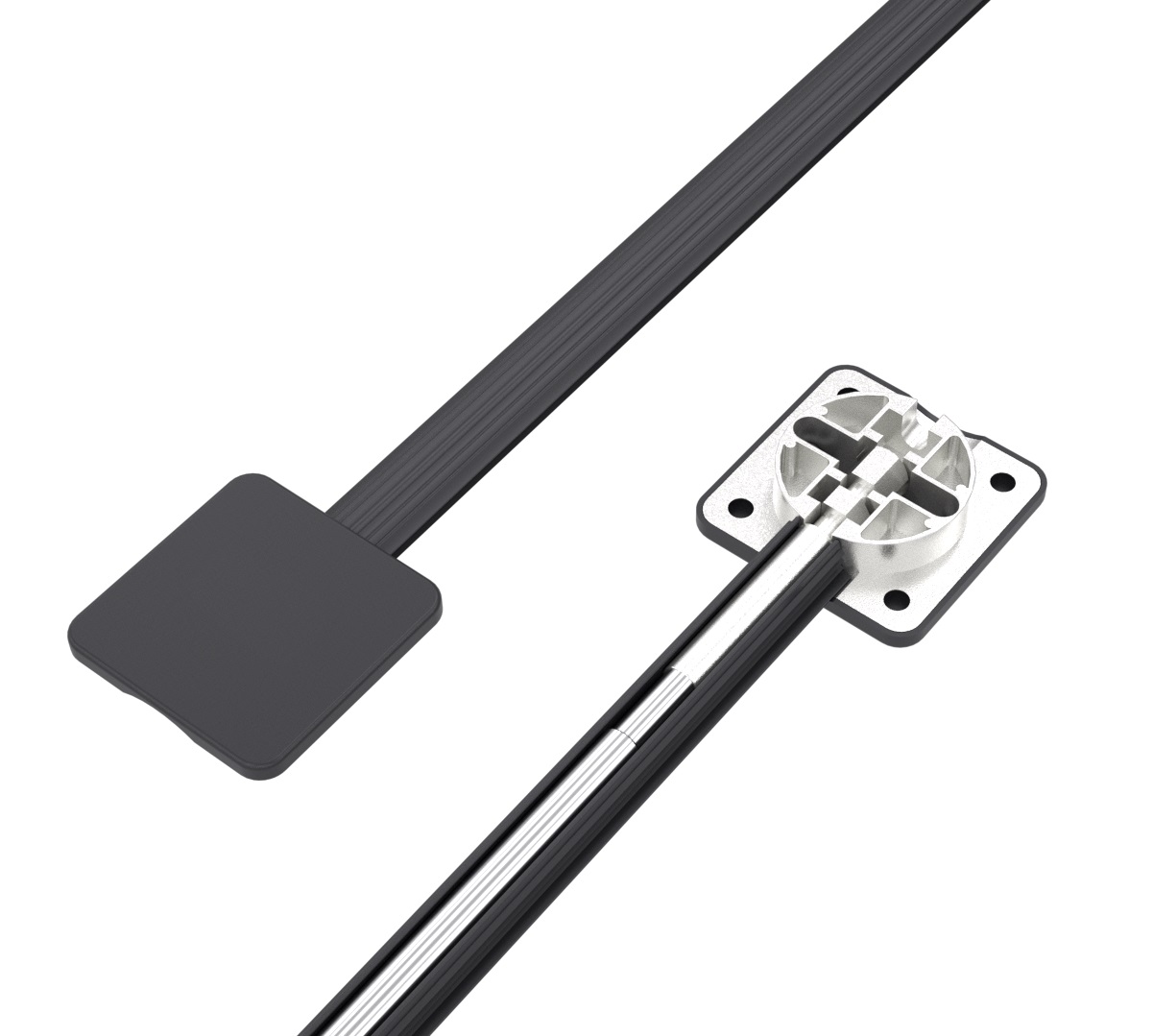 FM207 Корректор фасада врезной c черной декоративной накладкой, L=2000-2400 мм, FIRMAX.. Рис. 1 FM207 Корректор фасада врезной c черной декоративной накладкой, L=2000-2400 мм, FIRMAX.. Рис. 1