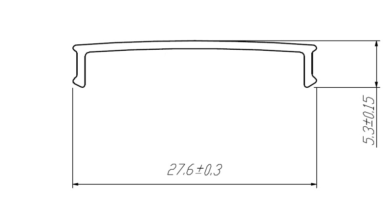 FM409 Направляющая нижняя с декоративной вставкой, накладной монтаж, серебро, L=3000 мм, FIRMAX.. Рис. 3