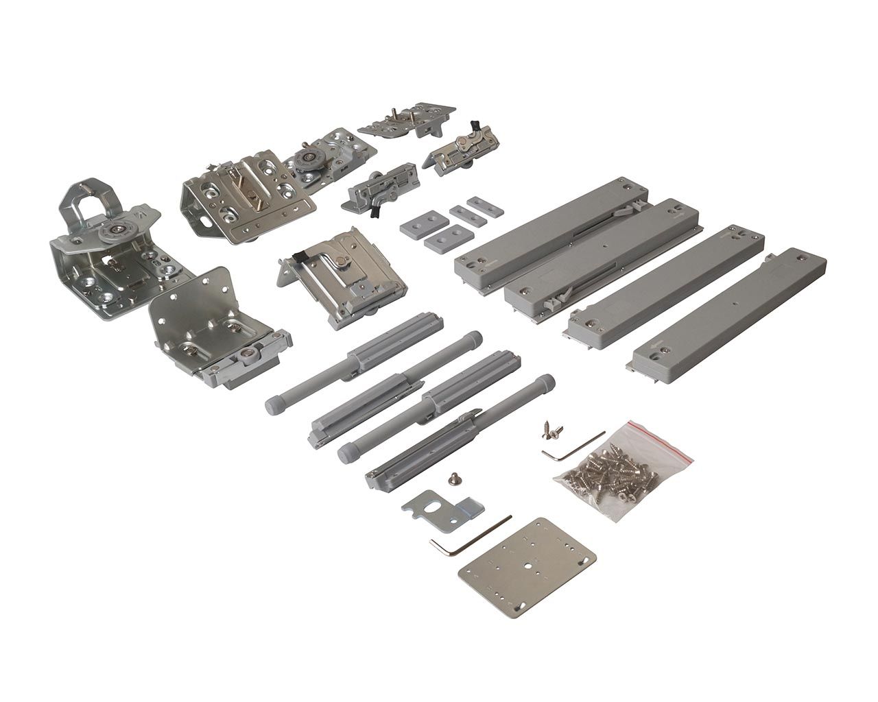 FM509 Комплект накладных роликов и доводчиков на 2 двери, FIRMAX.. Рис. 3