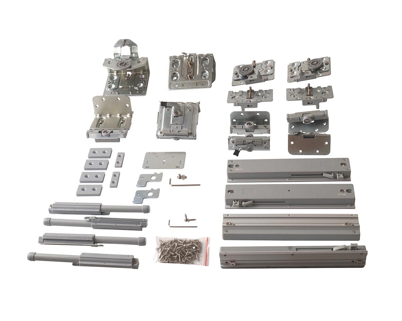 FM509 Комплект накладных роликов и доводчиков на 3 двери, FIRMAX.. Рис. 2