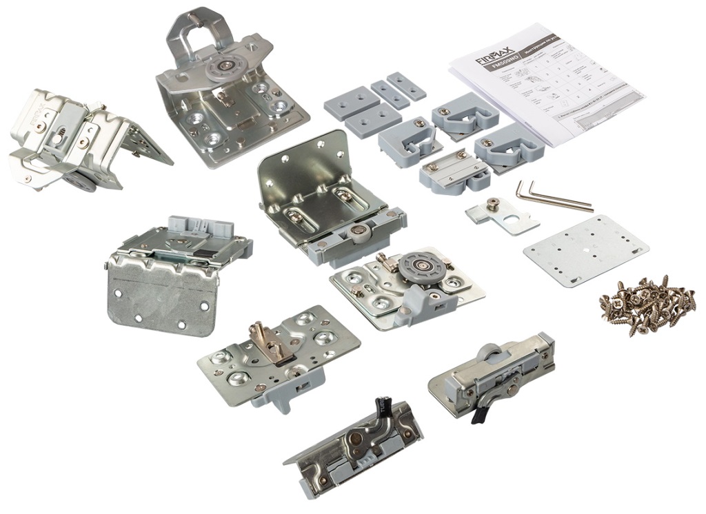 FM509 Комплект накладных роликов на 2 двери (без доводчиков), FIRMAX.. Рис. 1 FM509 Комплект накладных роликов на 2 двери (без доводчиков), FIRMAX.. Рис. 1