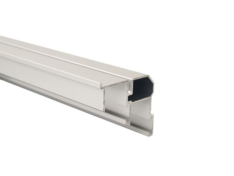 FM602 Направляющая нижняя, накладной монтаж, серебро, L=5000 мм, FIRMAX.