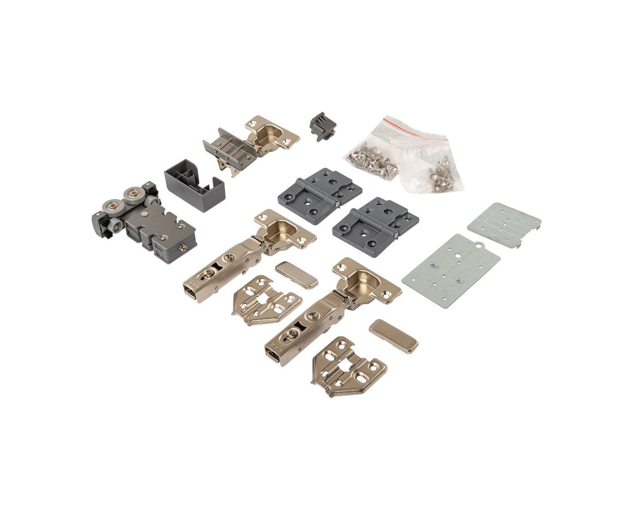 FM909A Комплект роликов на 1 складную дверь H-1200 мм, FIRMAX.. Рис. 2