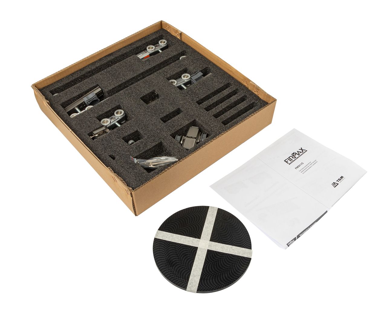 FM911С Комплект для 4-х (2+2) дверей из алюминиевого профиля с синхронным плавным закрыванием. Рис. 3 FM911С Комплект для 4-х (2+2) дверей из алюминиевого профиля с синхронным плавным закрыванием. Рис. 3