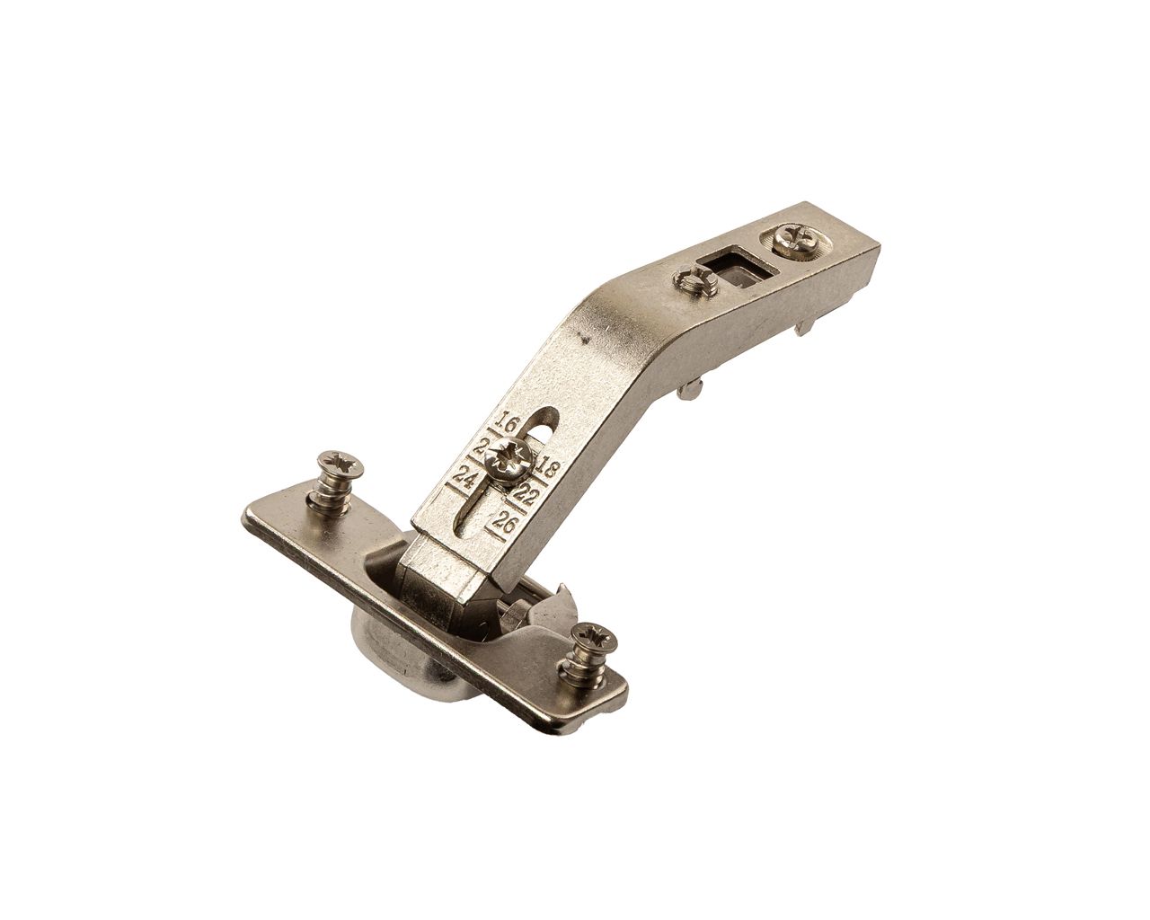 Петля для двойных складных фасадов (135°) Firmax Smartline Clip-on, без доводчика, угол открывания 55°, чашка 35 мм, 52мм, с евровинтами 6.3*14мм. Рис. 2 Петля для двойных складных фасадов (135°) Firmax Smartline Clip-on, без доводчика, угол открывания 55°, чашка 35 мм, 52мм, с евровинтами 6.3*14мм. Рис. 2