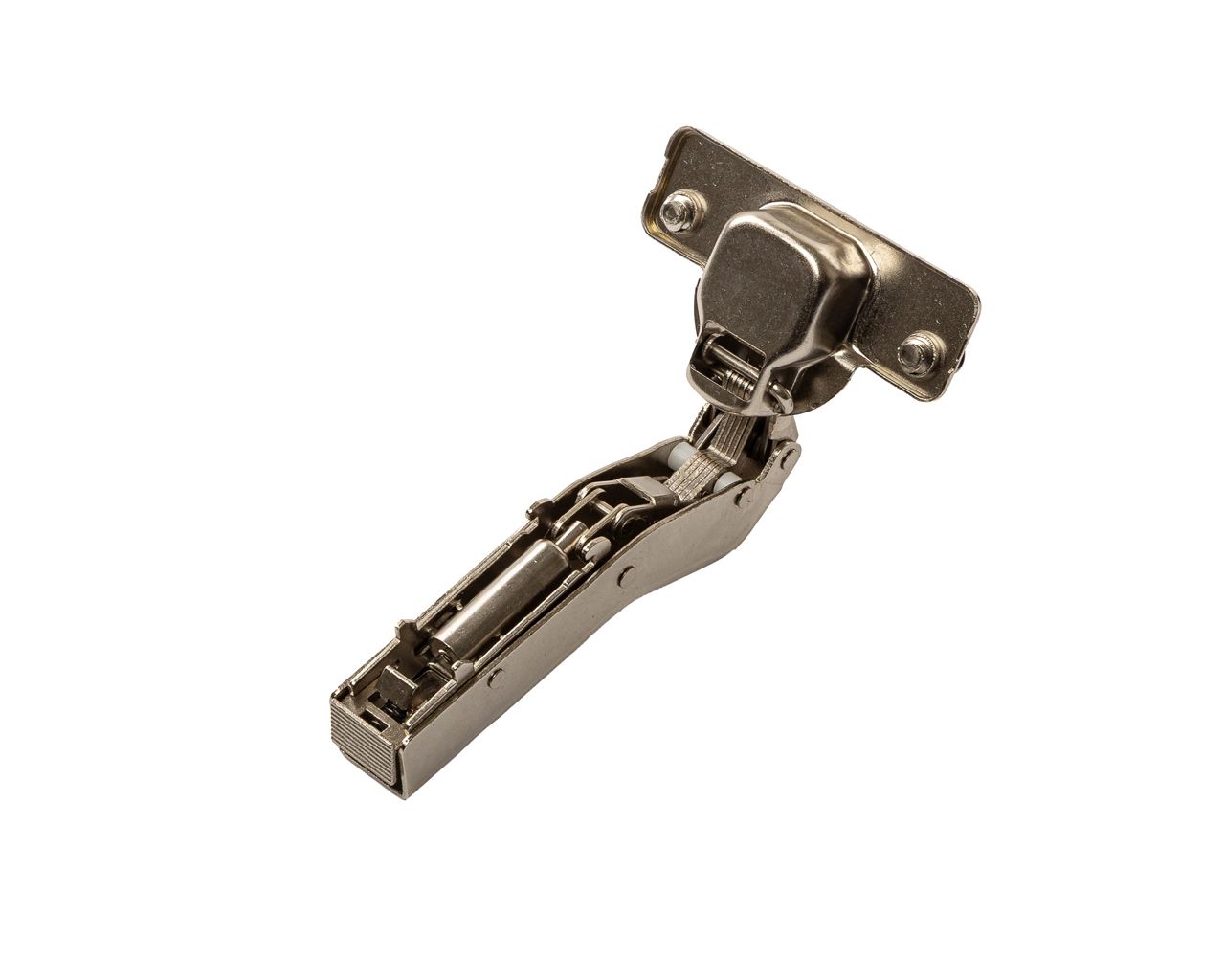 Петля для угловых дверей 45° Firmax Smartline Clip-on, с доводчиком, угол открывания 105°, чашка 35 мм, 52мм, с евровинтами 6.3*14мм. Рис. 3 Петля для угловых дверей 45° Firmax Smartline Clip-on, с доводчиком, угол открывания 105°, чашка 35 мм, 52мм, с евровинтами 6.3*14мм. Рис. 3