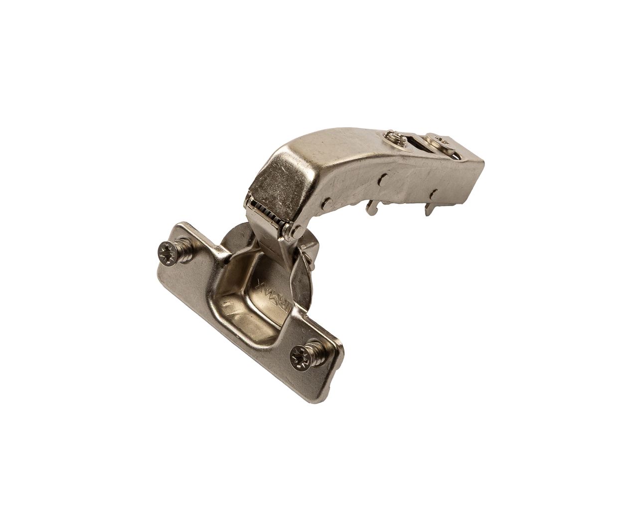 Петля для угловых дверей 90° Firmax Smartline Clip-on, с доводчиком, угол открывания 105°, чашка 35 мм, 52мм, с евровинтами 6.3*14мм. Рис. 1