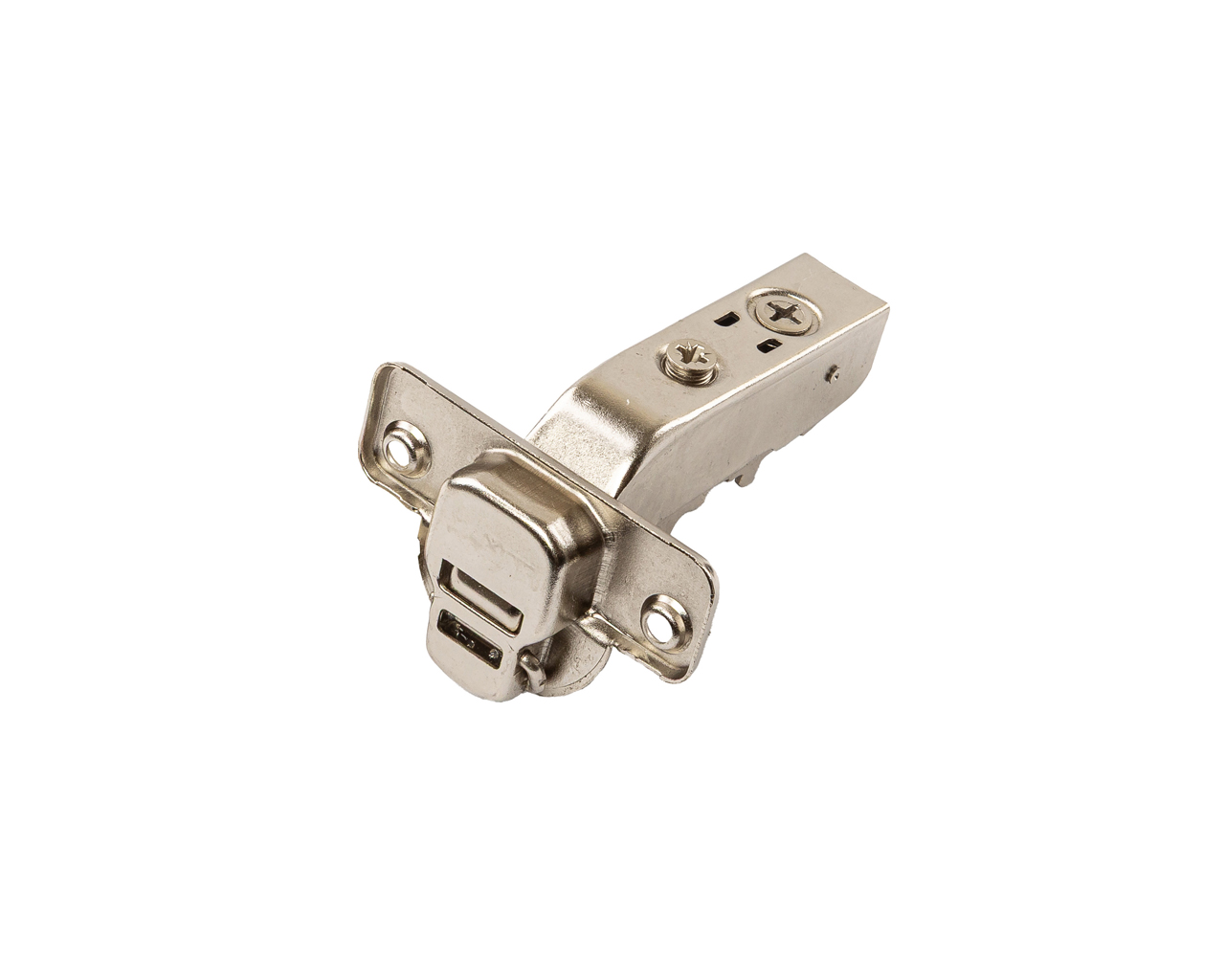 Петля для тонких (10-20мм) накладных дверей Firmax Advanced PLUS, Anyway Click-On, без пружины, угол открывания 110°, 48мм. Рис. 2