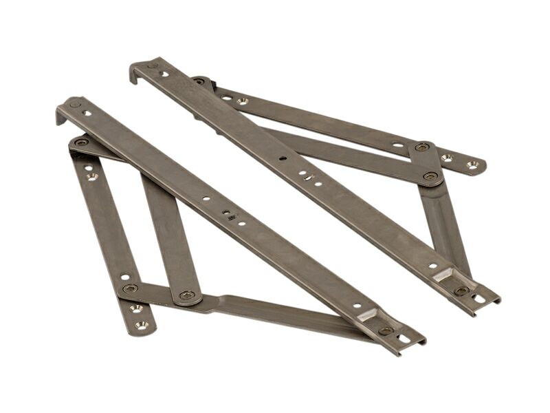 Ножницы фрикционные тип Р для фрамуг с верхним подвесом до 1200мм, 2 штуки, 08537000N