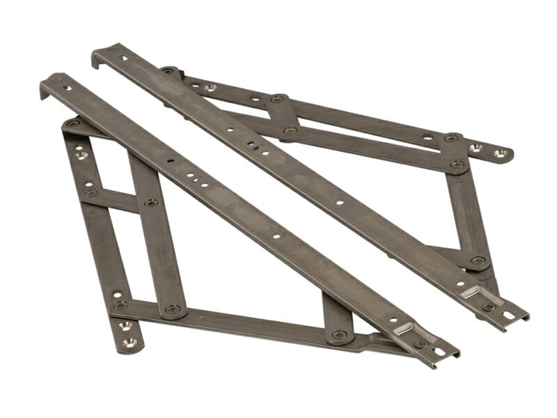 Ножницы фрикционные тип Р для фрамуг с верхним подвесом до 1600мм, 2 штуки, 08539000N. Рис. 1