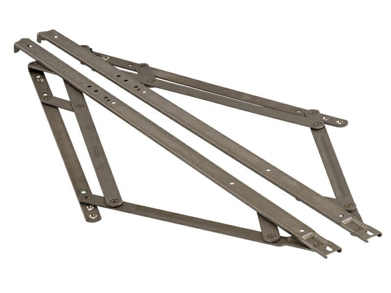 Ножницы фрикционные тип Р для фрамуг с верхним подвесом до 2000мм, 2 штуки, 08542000N. Рис. 1