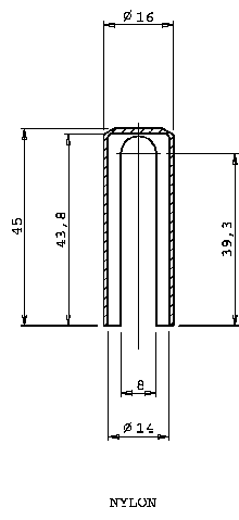 Накладка декоративная для ввертных петель, диаметр 14 мм, пластик, коричневый. Рис. 2 Накладка декоративная для ввертных петель, диаметр 14 мм, пластик, коричневый. Рис. 2