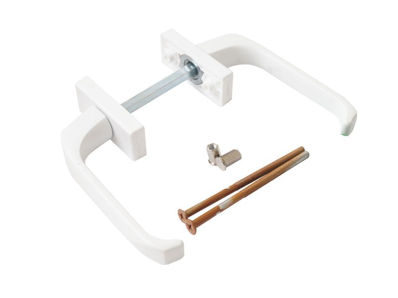 Гарнитур для балконной двери Internika 45.21.191, белый(90-95). Рис. 1 Гарнитур для балконной двери Internika 45.21.191, белый(90-95). Рис. 1