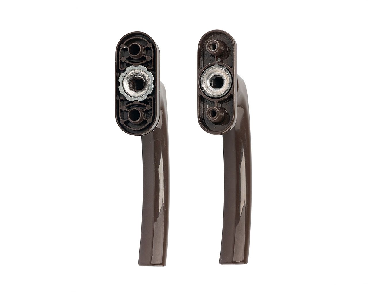 Гарнитур балконный Internika Tolstoy алюминиевый, с овальными накладками, коричневый RAL8019. Рис. 3 Гарнитур балконный Internika Tolstoy алюминиевый, с овальными накладками, коричневый RAL8019. Рис. 3