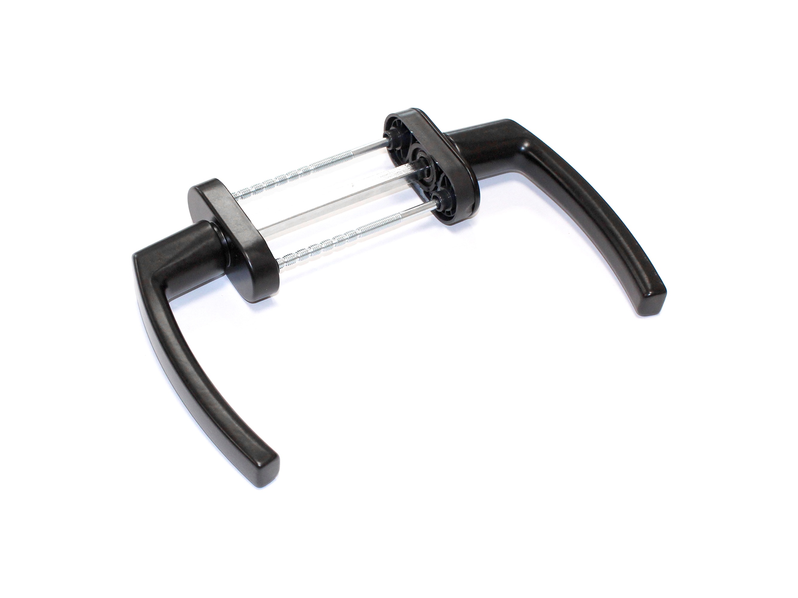 Гарнитур для балконной двери алюминиевый черный, штифт 120 RAL 9005. Рис. 3 Гарнитур для балконной двери алюминиевый черный, штифт 120 RAL 9005. Рис. 3