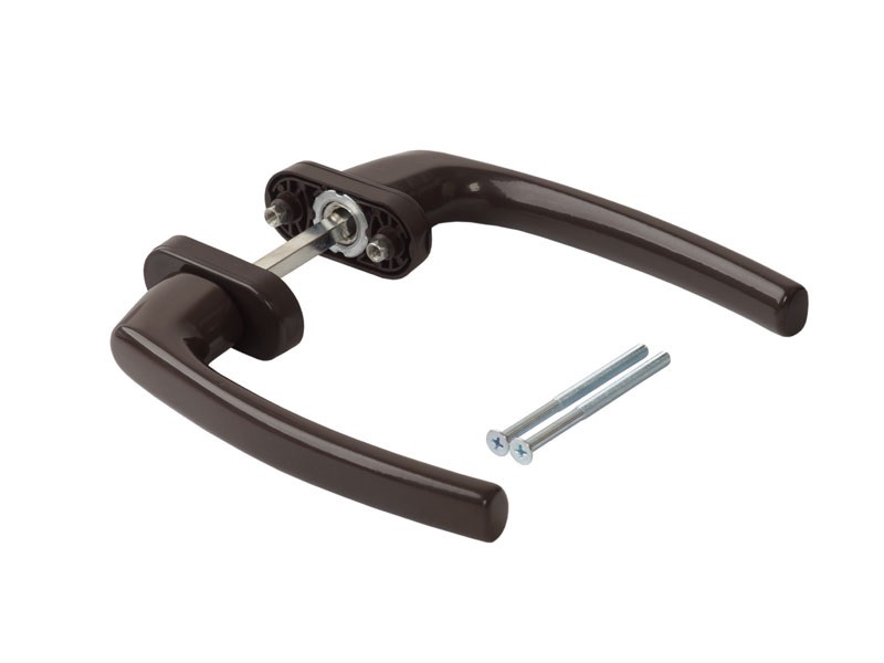 Гарнитур Internika, длина ручки 170 мм, штифт 7, коричневый (RAL8019). Рис. 1