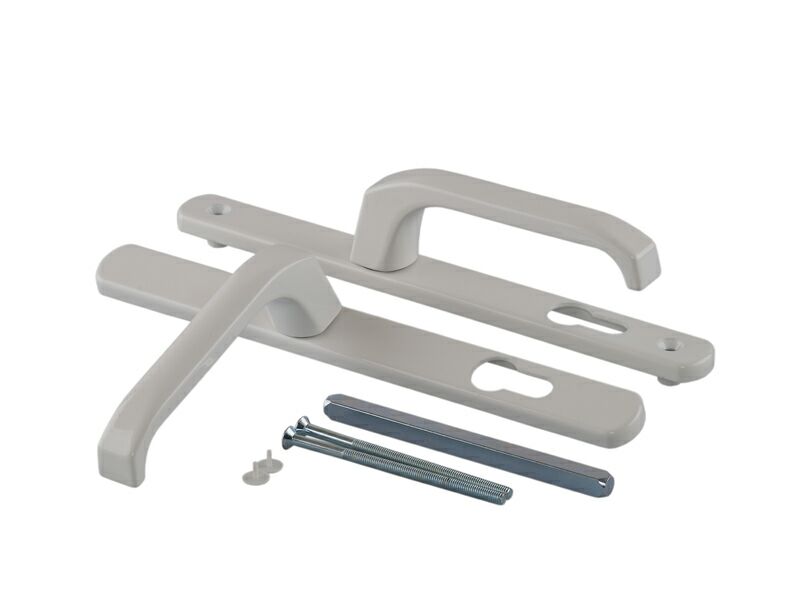 Гарнитур нажимной сплошной Elementis PZ/25/85/8 (длина штифта 120мм) Белый RAL9016. Рис. 1 Гарнитур нажимной сплошной Elementis PZ/25/85/8 (длина штифта 120мм) Белый RAL9016. Рис. 1