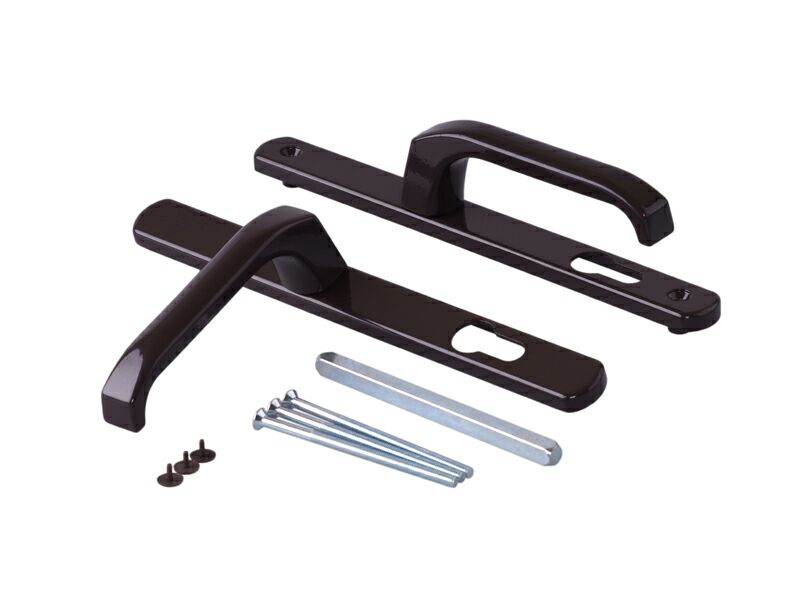 Гарнитур нажимной сплошной Elementis PZ/25/85/8 (длина штифта 120мм) Коричневый RAL8019. Рис. 1 Гарнитур нажимной сплошной Elementis PZ/25/85/8 (длина штифта 120мм) Коричневый RAL8019. Рис. 1