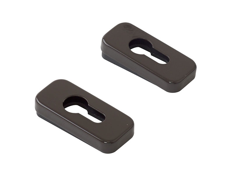 Гарнитур нажимной раздельный Elementis 31.5/PZ/8 (штифт 120мм+1пара накладок)Коричневый RAL8019. Рис. 3