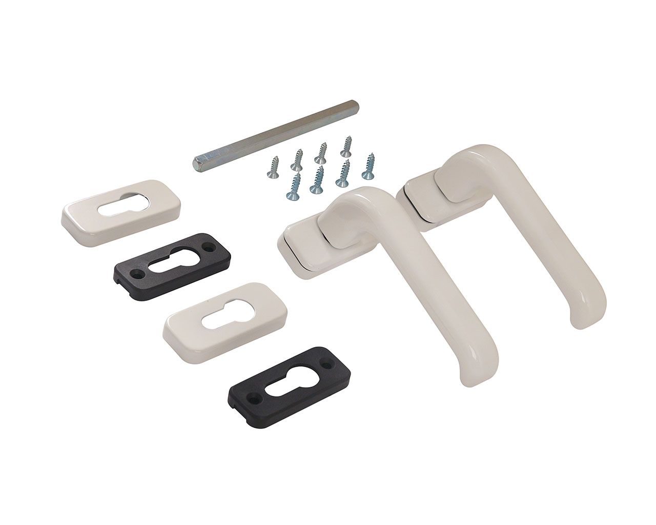 Гарнитур нажимной раздельный Elementis 31.5/PZ/8 (штифт 140мм+1пара роз.) белый. Рис. 3