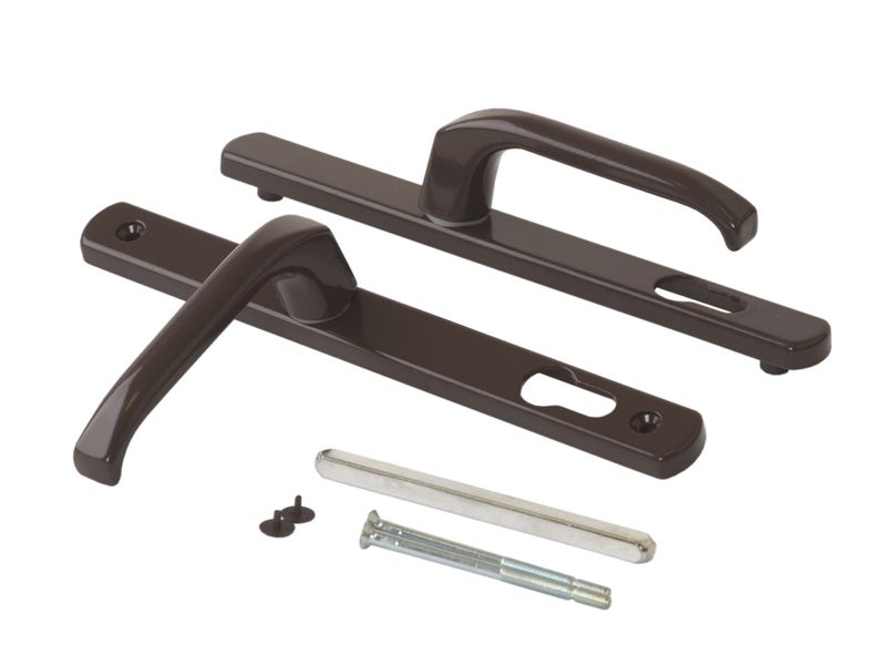 Гарнитур нажимной Elementis DENIZ подпружиненный 25/92 Коричневый RAL8019. Рис. 1