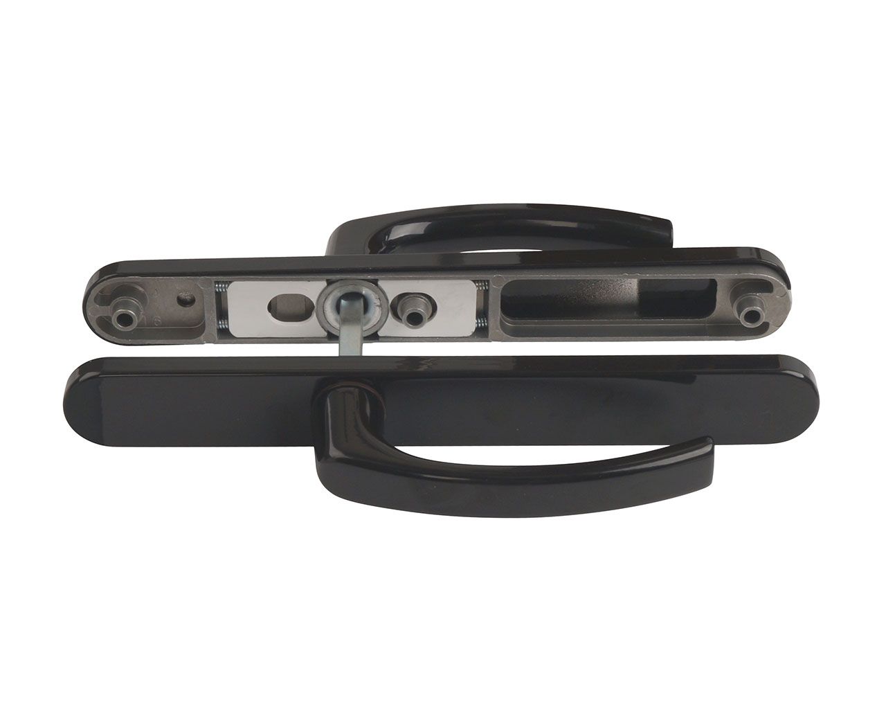 Гарнитур нажимной FKS подпружиненный, со сплошной накладкой (30мм) 67-72 мм, без отверстия под ПЦ, с закрытыми винтами , Черный. Рис. 2 Гарнитур нажимной FKS подпружиненный, со сплошной накладкой (30мм) 67-72 мм, без отверстия под ПЦ, с закрытыми винтами , Черный. Рис. 2