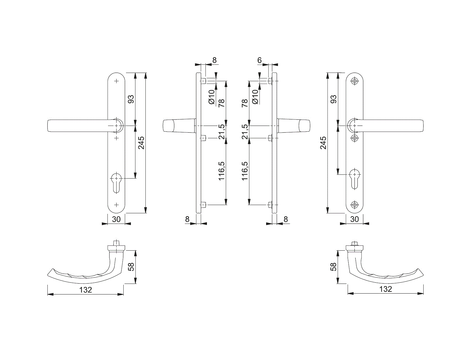 1540/3346(30/92/67-72) Гарнитур наж. сплошн. Liege, кор.F8707. Рис. 3 1540/3346(30/92/67-72) Гарнитур наж. сплошн. Liege, кор.F8707. Рис. 3