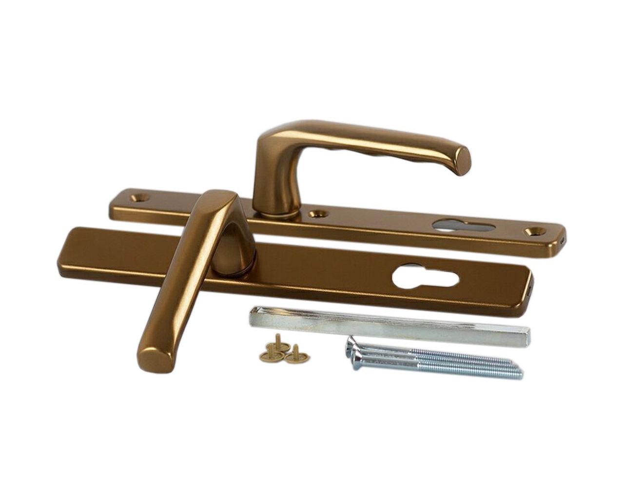 Гарнитур нажимной HOPPE London со сплошной накладкой (30 мм 57-62 мм), Бронза. Рис. 1