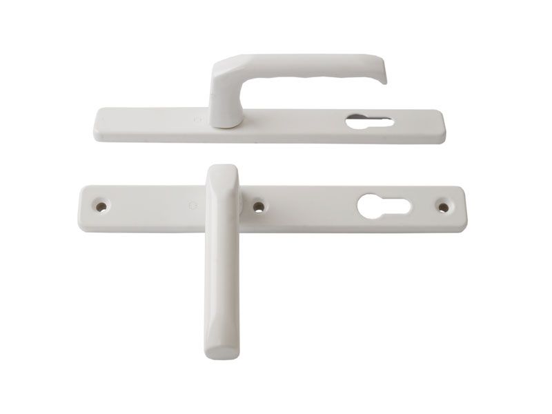 Гарнитур нажимной HOPPE London со сплошной накладкой (30 мм 67-72 мм), Белый RAL9016. Рис. 3 Гарнитур нажимной HOPPE London со сплошной накладкой (30 мм 67-72 мм), Белый RAL9016. Рис. 3