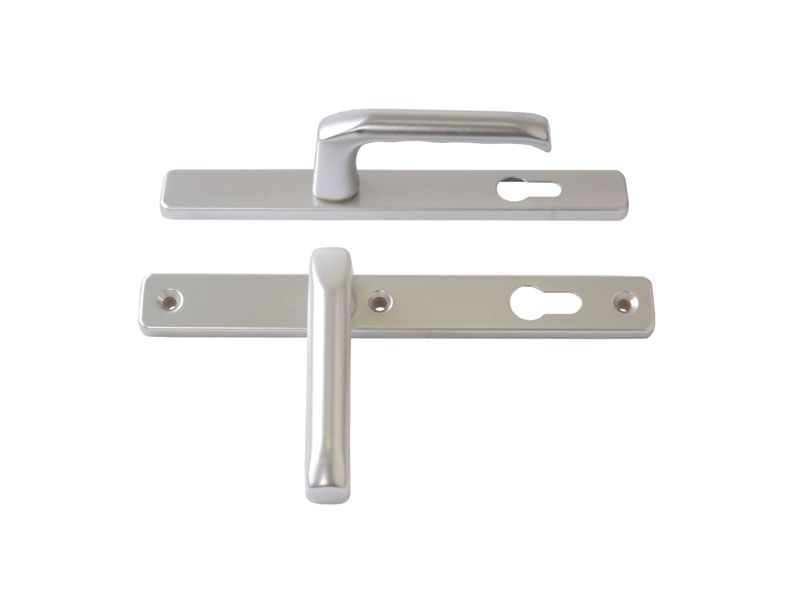 Гарнитур нажимной HOPPE London со сплошной накладкой (30 мм 67-72 мм), Серебристый. Рис. 3