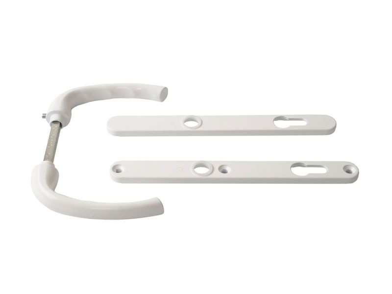 Гарнитур нажимной HOPPE Tokyo со сплошной накладкой (24 мм 58-63 мм), Белый RAL9016. Рис. 3 Гарнитур нажимной HOPPE Tokyo со сплошной накладкой (24 мм 58-63 мм), Белый RAL9016. Рис. 3