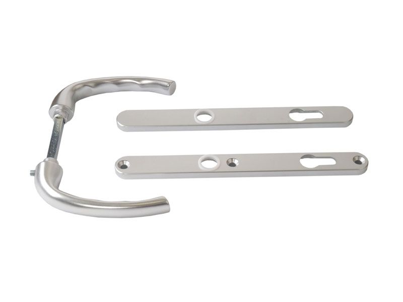 Гарнитур нажимной HOPPE Tokyo со сплошной накладкой (24 мм 58-63мм ), Серебристый F1. Рис. 3