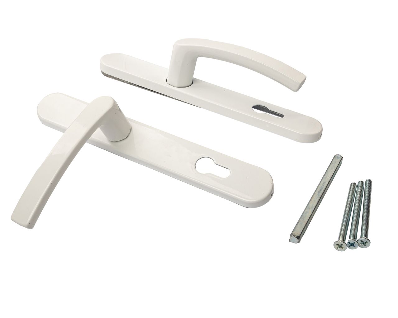 Гарнитур нажимной Maxbar BATI подпруж. 36/92 Белый RAL9016 на профиль 70 мм. Рис. 3 Гарнитур нажимной Maxbar BATI подпруж. 36/92 Белый RAL9016 на профиль 70 мм. Рис. 3