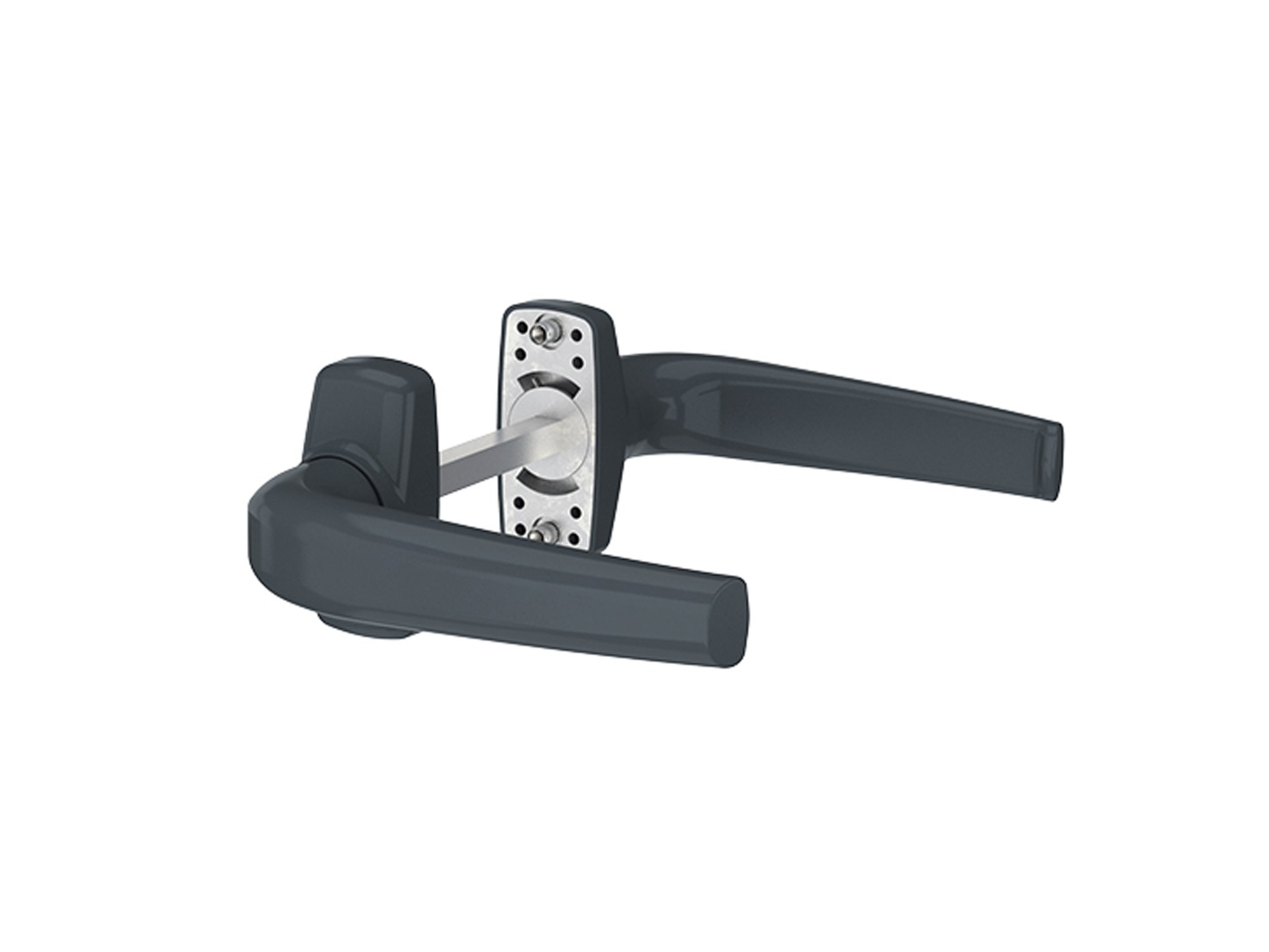 Гарнитур нажимной Merkury для алюминиевых или ПВХ-профилей RAL7016. Рис. 1 Гарнитур нажимной Merkury для алюминиевых или ПВХ-профилей RAL7016. Рис. 1