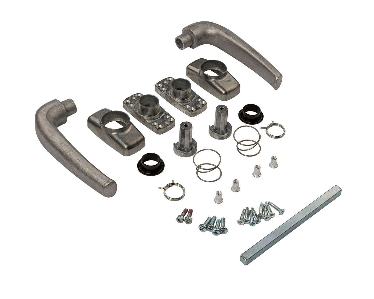 Гарнитур нажимной Merkury для алюминиевых или ПВХ-профилей, неокраш.. Рис. 1 Гарнитур нажимной Merkury для алюминиевых или ПВХ-профилей, неокраш.. Рис. 1