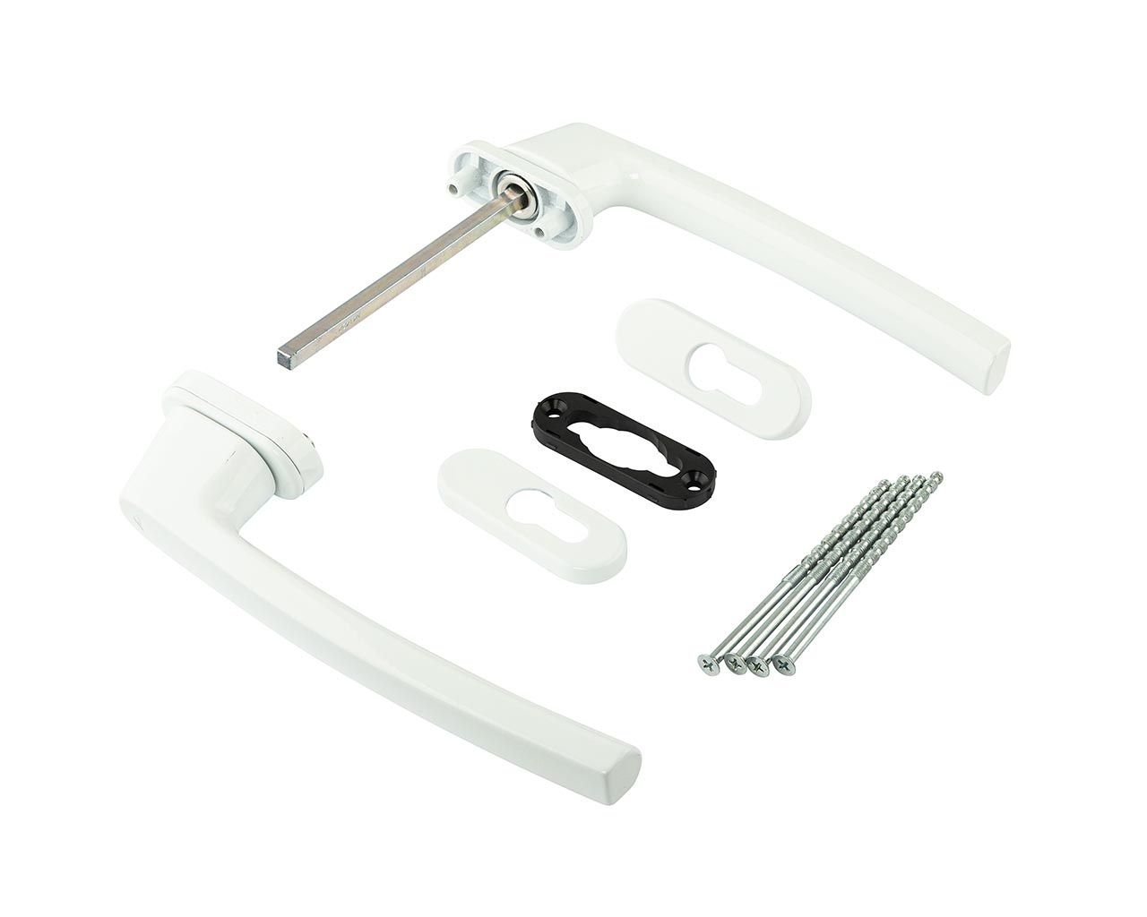 Гарнитур нажимной RotoLine Patio, 200 мм, штифт 135, белый. Рис. 1