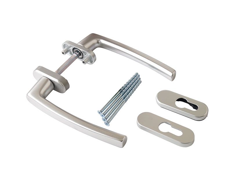 Гарнитур нажимной RotoLine Patio, серебро натуральное. Рис. 1