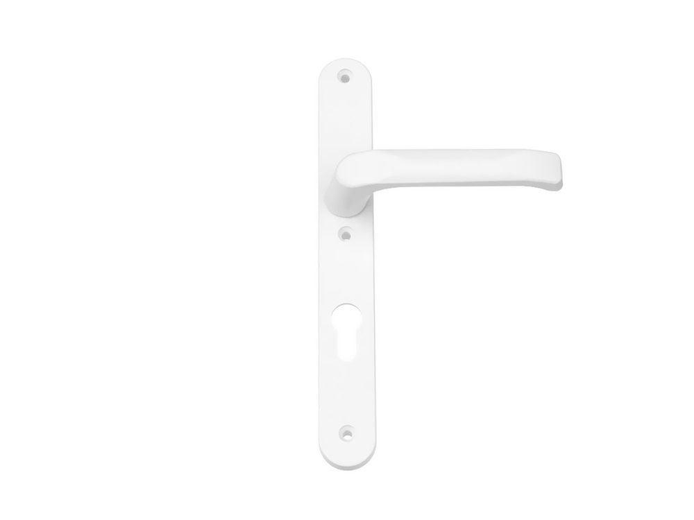 Гарнитур нажимной SATURN ll с овальной накладкой, 92/32/245,Белый. Рис. 1 Гарнитур нажимной SATURN ll с овальной накладкой, 92/32/245,Белый. Рис. 1