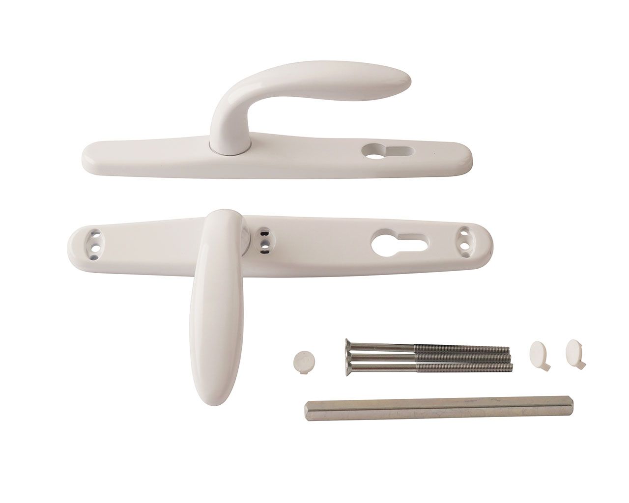 Гарнитур нажимной со сплошной накладкой Stublina, 36/92 Белый RAL9016. Рис. 3 Гарнитур нажимной со сплошной накладкой Stublina, 36/92 Белый RAL9016. Рис. 3