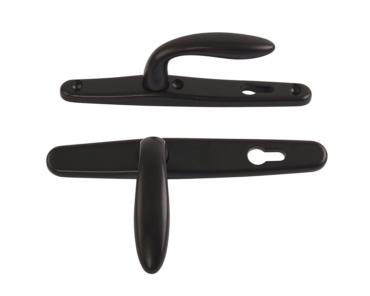 Гарнитур нажимной со сплошной накладкой Stublina, 36/92 Черный RAL9005. Рис. 3 Гарнитур нажимной со сплошной накладкой Stublina, 36/92 Черный RAL9005. Рис. 3