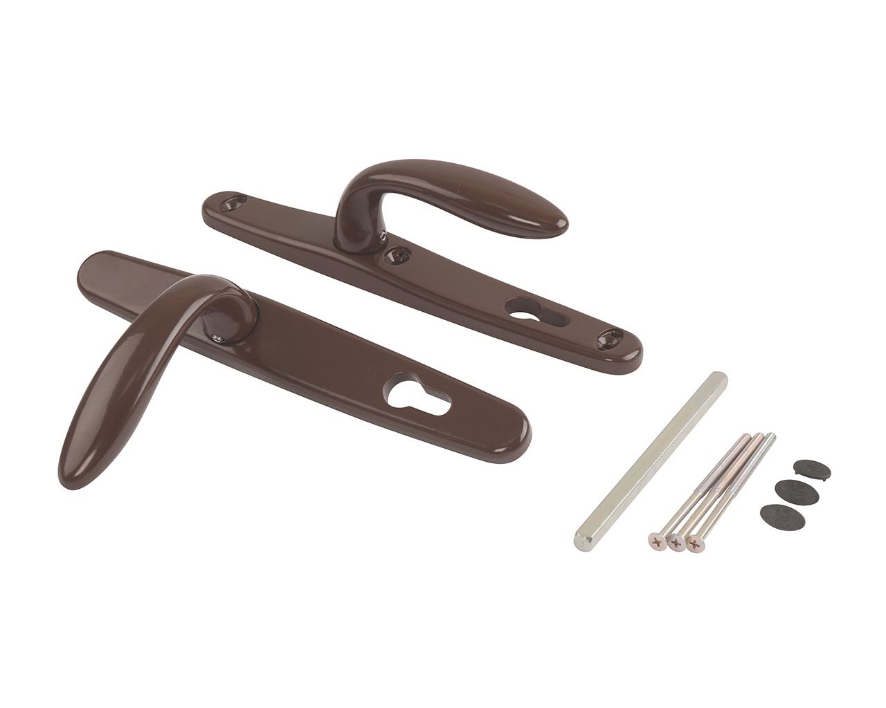 Гарнитур нажимной со сплошной накладкой Stublina, 36/92 Коричневый RAL8017. Рис. 1 Гарнитур нажимной со сплошной накладкой Stublina, 36/92 Коричневый RAL8017. Рис. 1