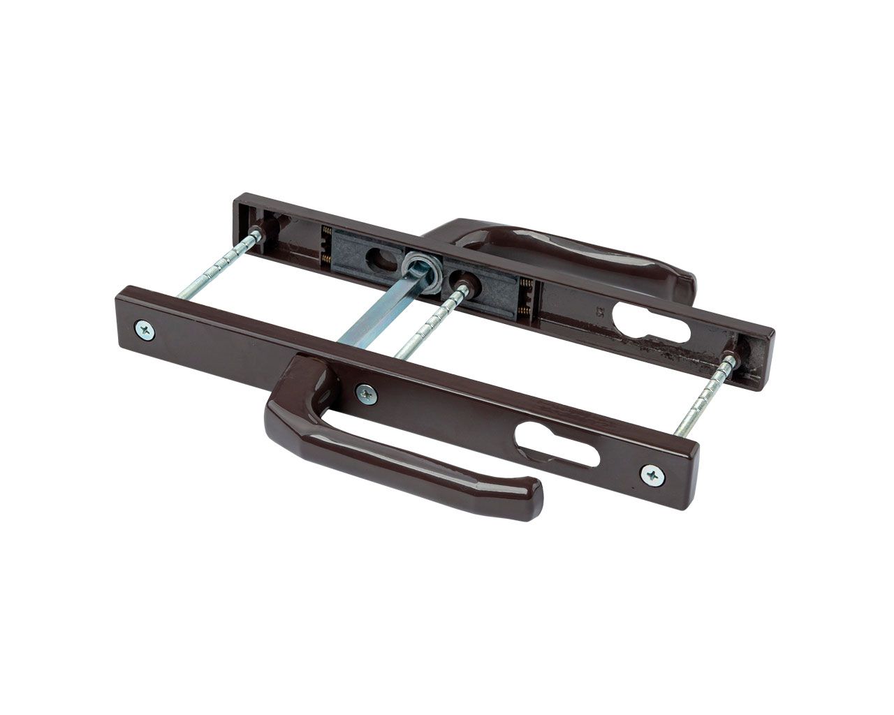 Гарнитур нажимной подпружиненный 26/92мм (3 винта) Корич. RAL8019. Рис. 3 Гарнитур нажимной подпружиненный 26/92мм (3 винта) Корич. RAL8019. Рис. 3