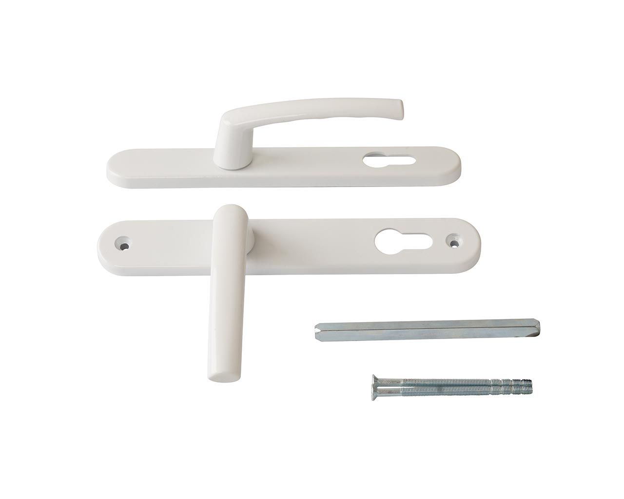 Гарнитур нажимной подпружиненный Basak с овальной накладкой, 35/92 Белый RAL9016. Рис. 3 Гарнитур нажимной подпружиненный Basak с овальной накладкой, 35/92 Белый RAL9016. Рис. 3