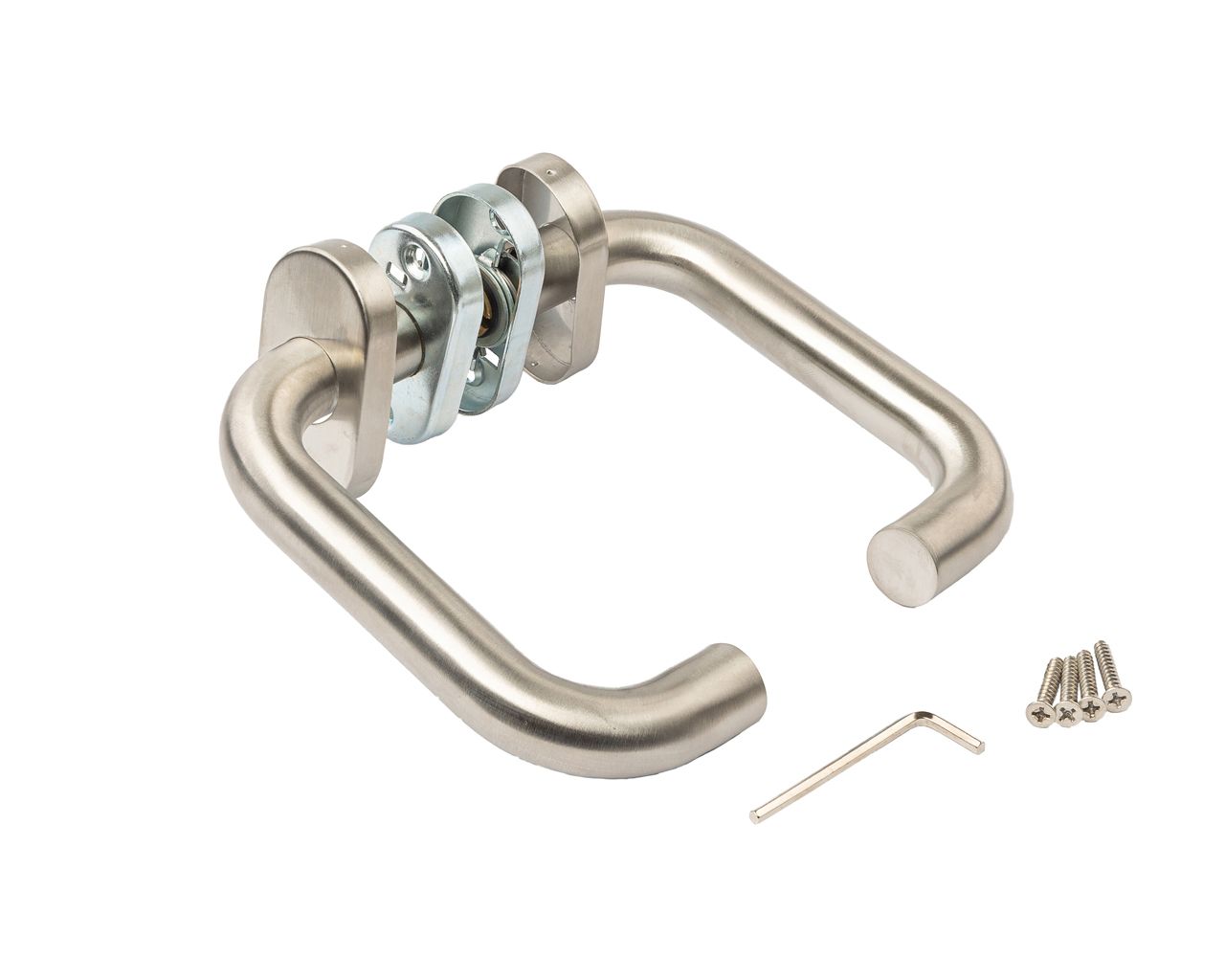 Гарнитур нажимной раздельный Elementis, кругл., +/-45°, 33x63x10, 8мм, нерж. сталь. Рис. 1 Гарнитур нажимной раздельный Elementis, кругл., +/-45°, 33x63x10, 8мм, нерж. сталь. Рис. 1