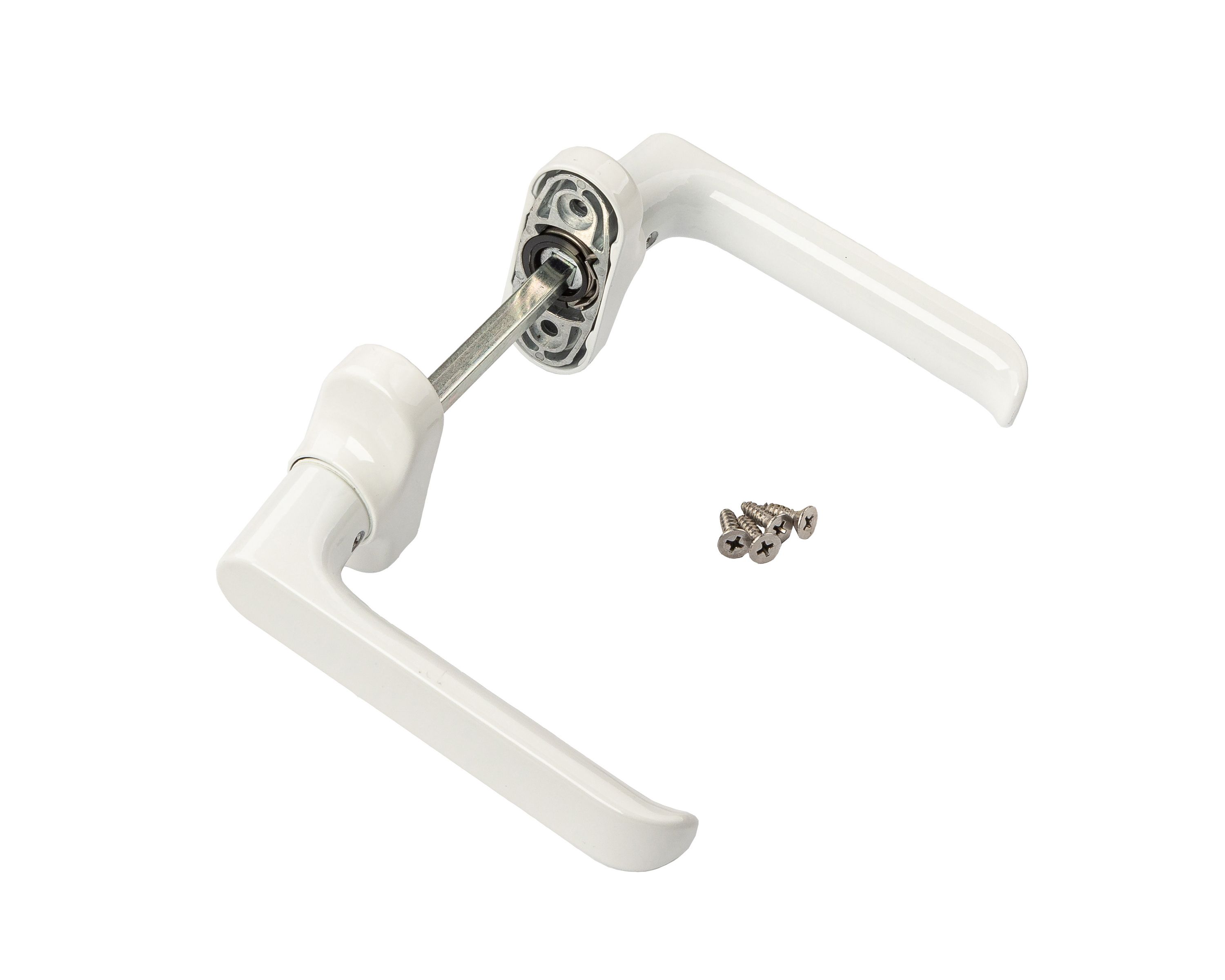 Гарнитур нажимной раздельный Stublina 30мм, 50 -60 мм Белый RAL 9016. Рис. 1